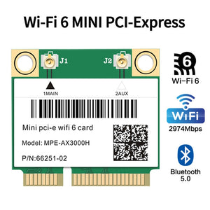Wireless Half Mini PCI-E Wifi Card Bluetooth 5.0